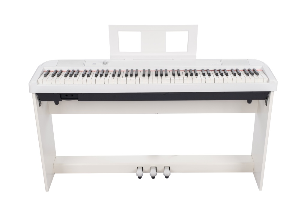STRAUSS STP-210S WH-ST ELEKTRONİK PİYANO BEYAZ (STANDLI)