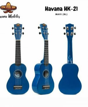 Havana HK-21 Soprano Ukulele Mavi